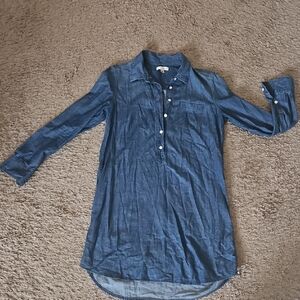 J. Crew Indigo Denim Shirt